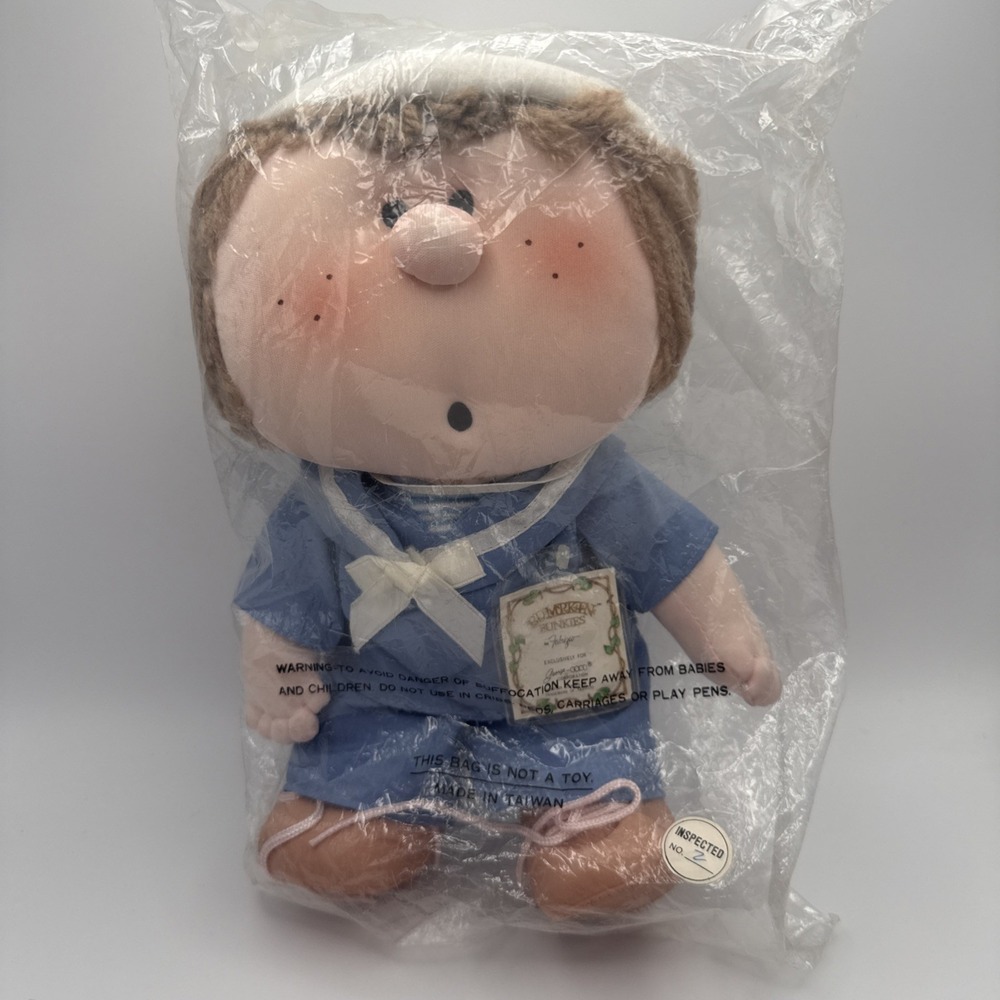 Vtg BUMPKIN BUNKIES by Fabrizio Exclusively For George GOOD NIB Sailor Boy 1984